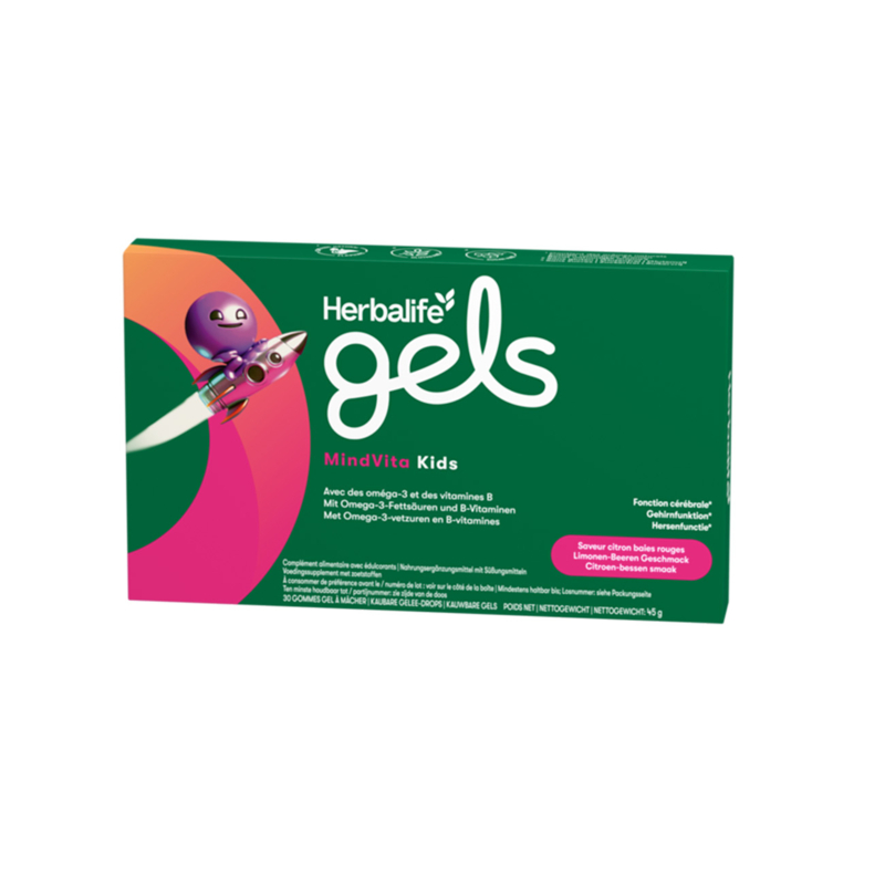 Herbalife Gels MindVita Kids Citroen-Bessen - 30 kauwbare gels